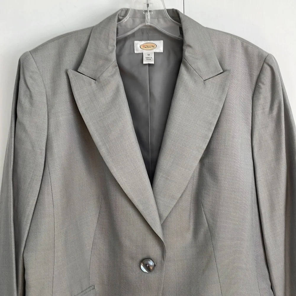 Talbots grey blazer - Picture 7 of 9